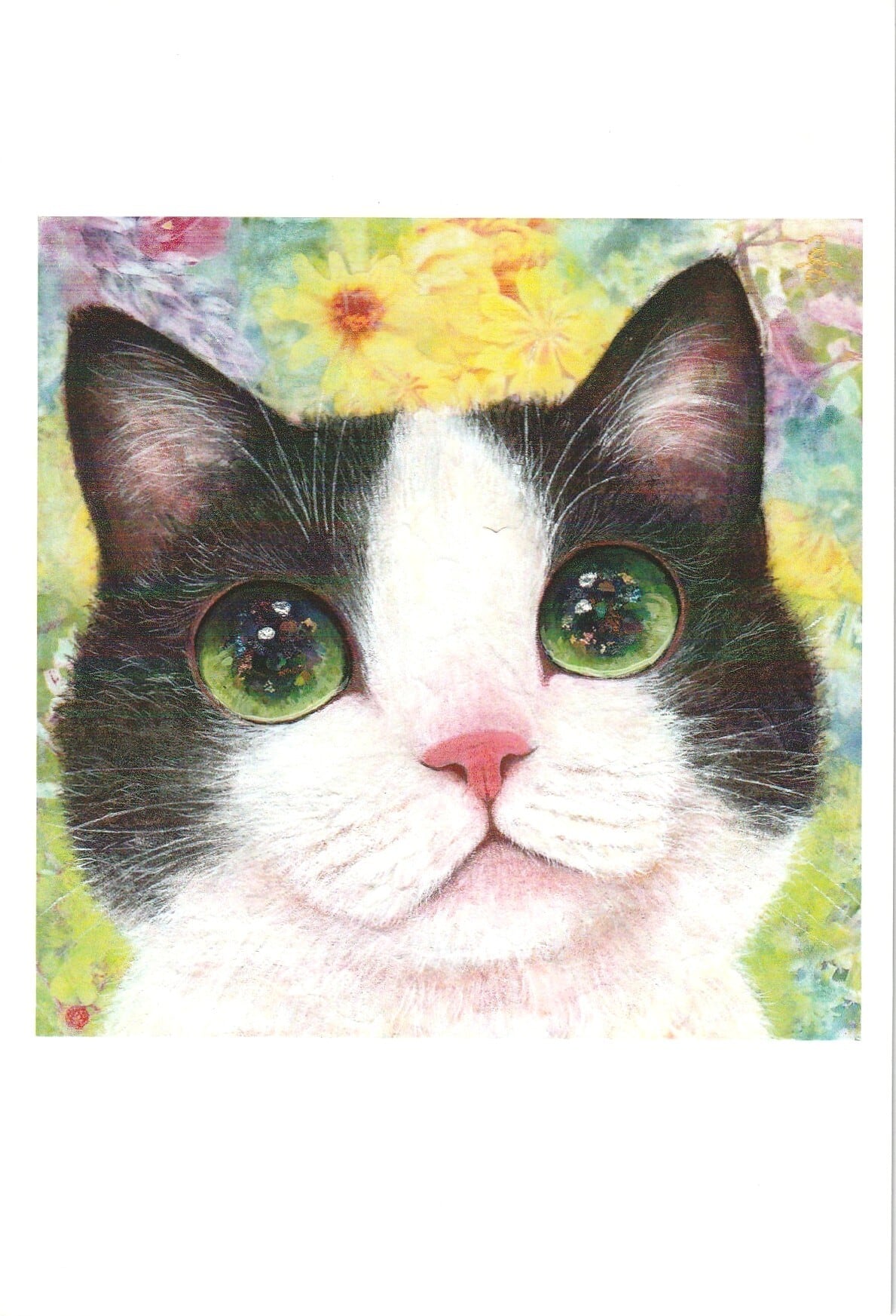 画家・福嶋吾然有さん作　原画　チャトラ　猫　ねこ 画家・福嶋吾然有さん作 原画 チャトラ 猫 ねこ 画家・福嶋吾然有さん