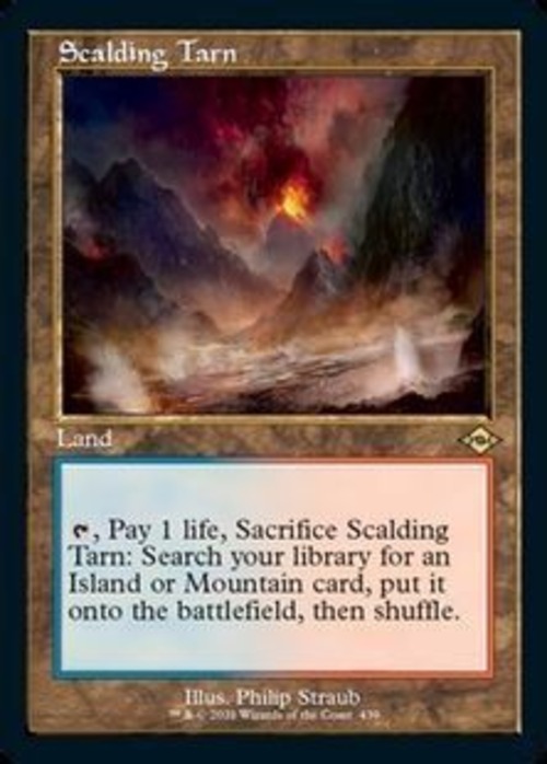MTG《沸騰する小湖/Scalding Tarn(MH2)》英語 旧枠
