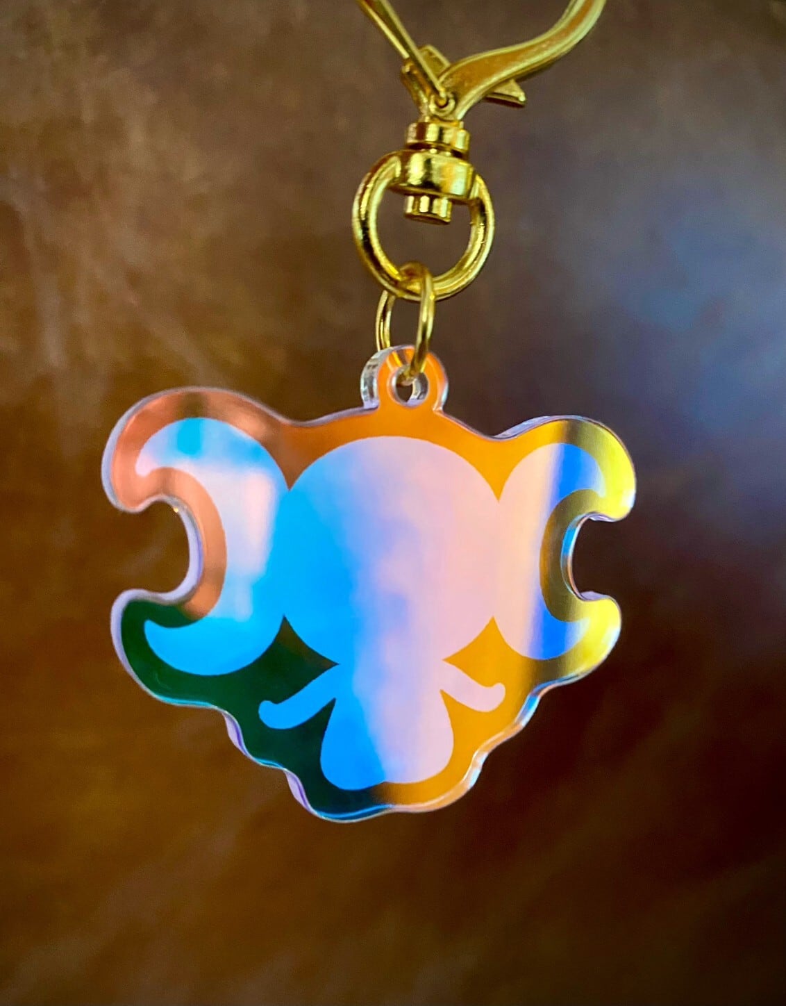 marimo オーロラアクリルキーホルダー 【月ちゃん】 | cotsubu