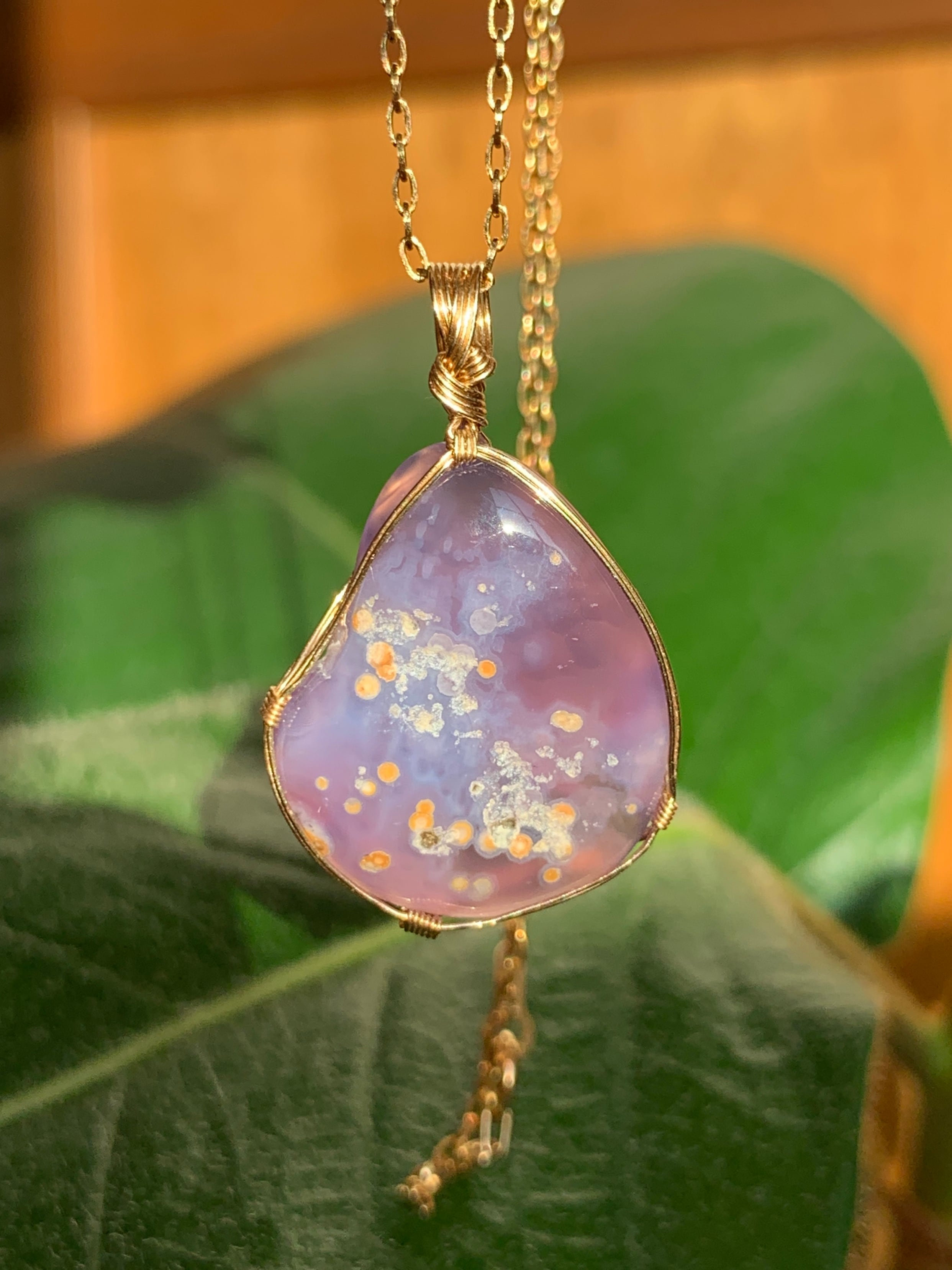 パープルアゲート　スライス　インドネシア パープルアゲート スライス インドネシア