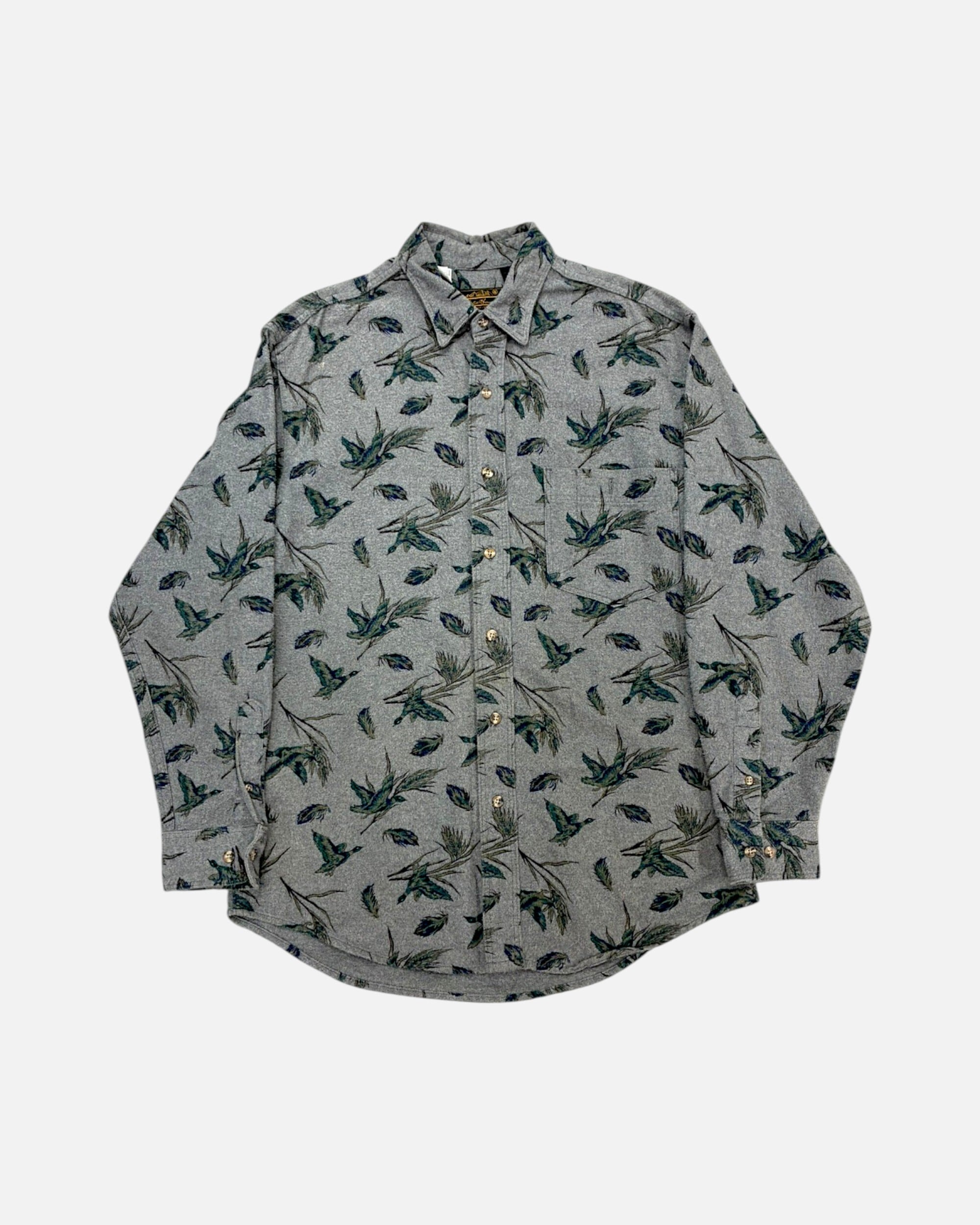 1980's Eddie Bauer chamois cross shirt