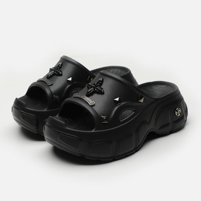 studded decor thick sole sports sandals la2980