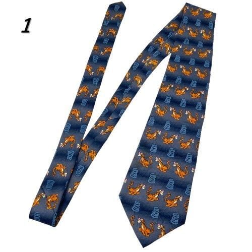中古】 90s Winnie the Pooh Neck Tie ウィニー ザ プー ネクタイ