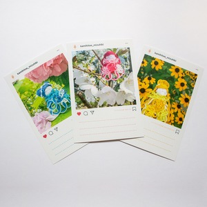 花の妖精 ポストカードシリーズ 3種類3枚入り