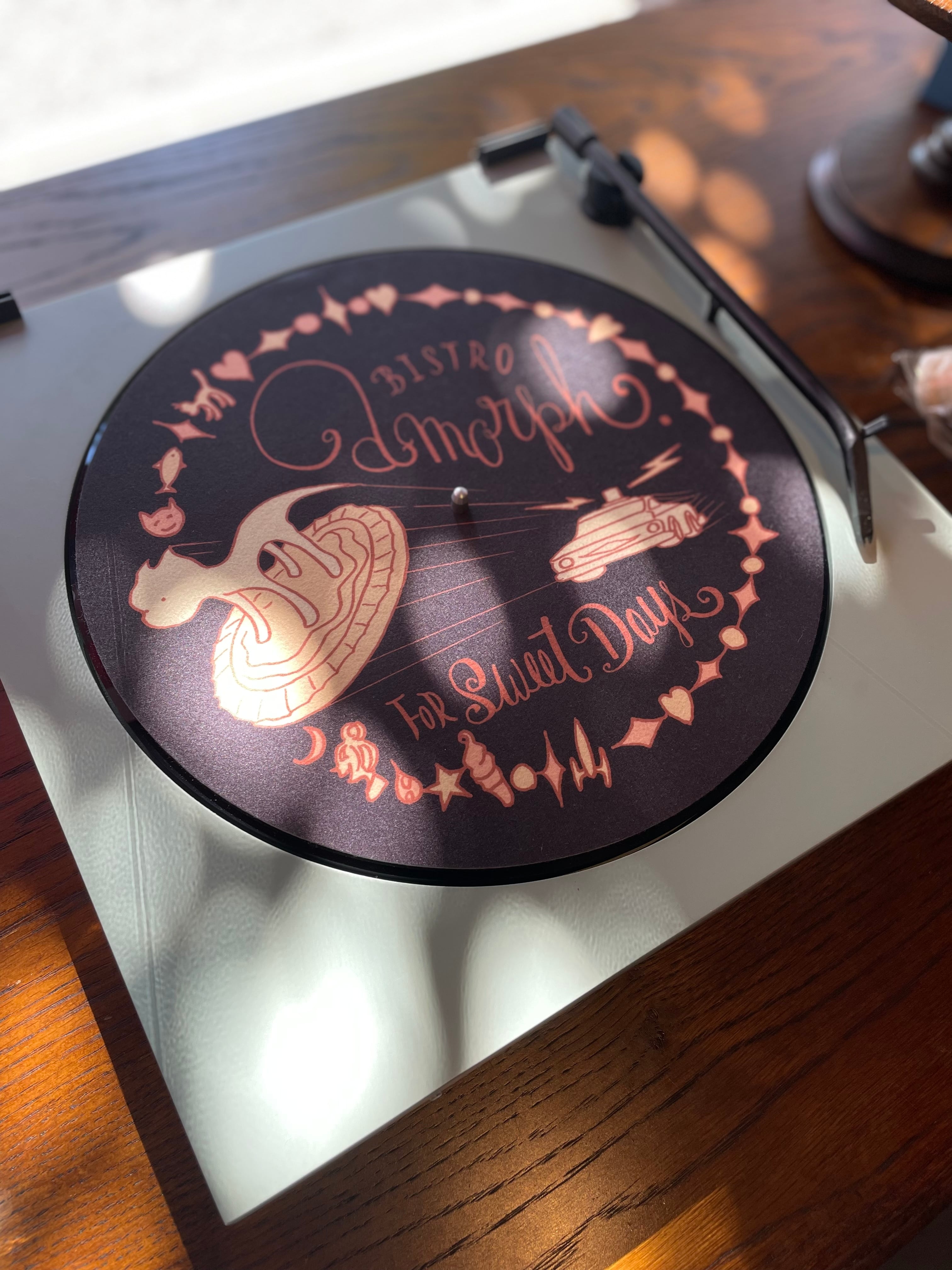 【サイン入り】Pharcyde スリップマット　sl1200 technics サイン入り】Pharcyde スリップマット sl1200 technics