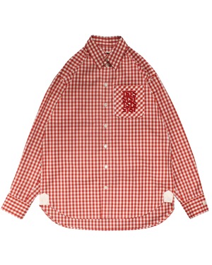 TSTS 【GINGHAM SHIRT / RED GINGHAM】