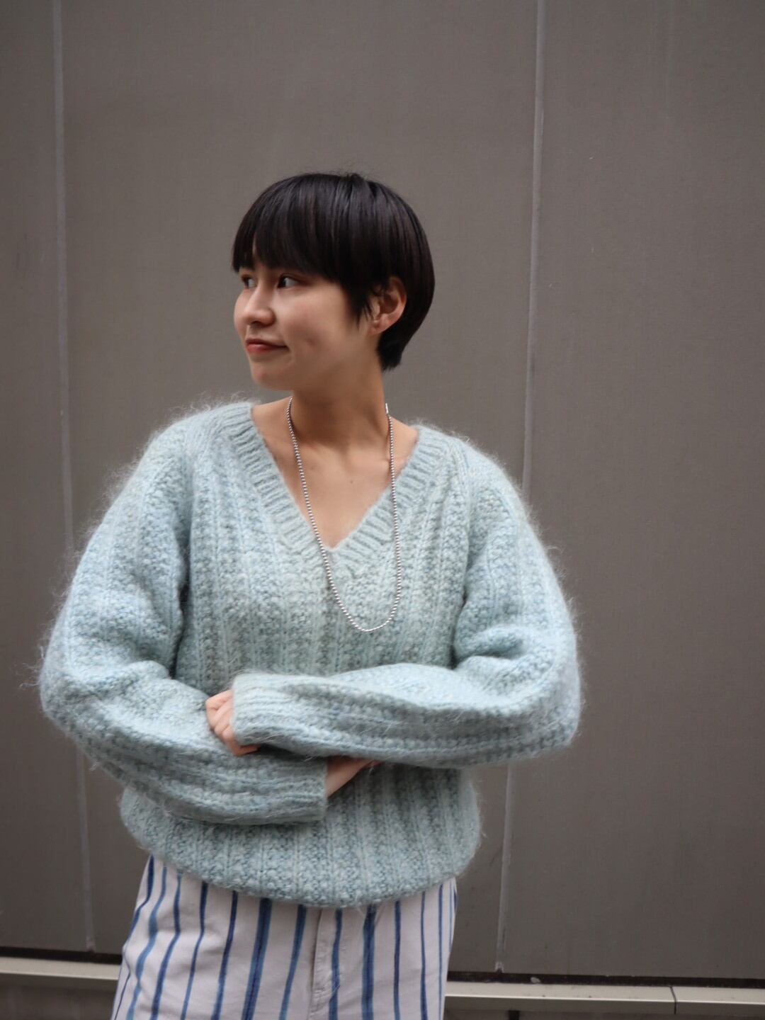 mohair knit sweater【6437】 | vivie