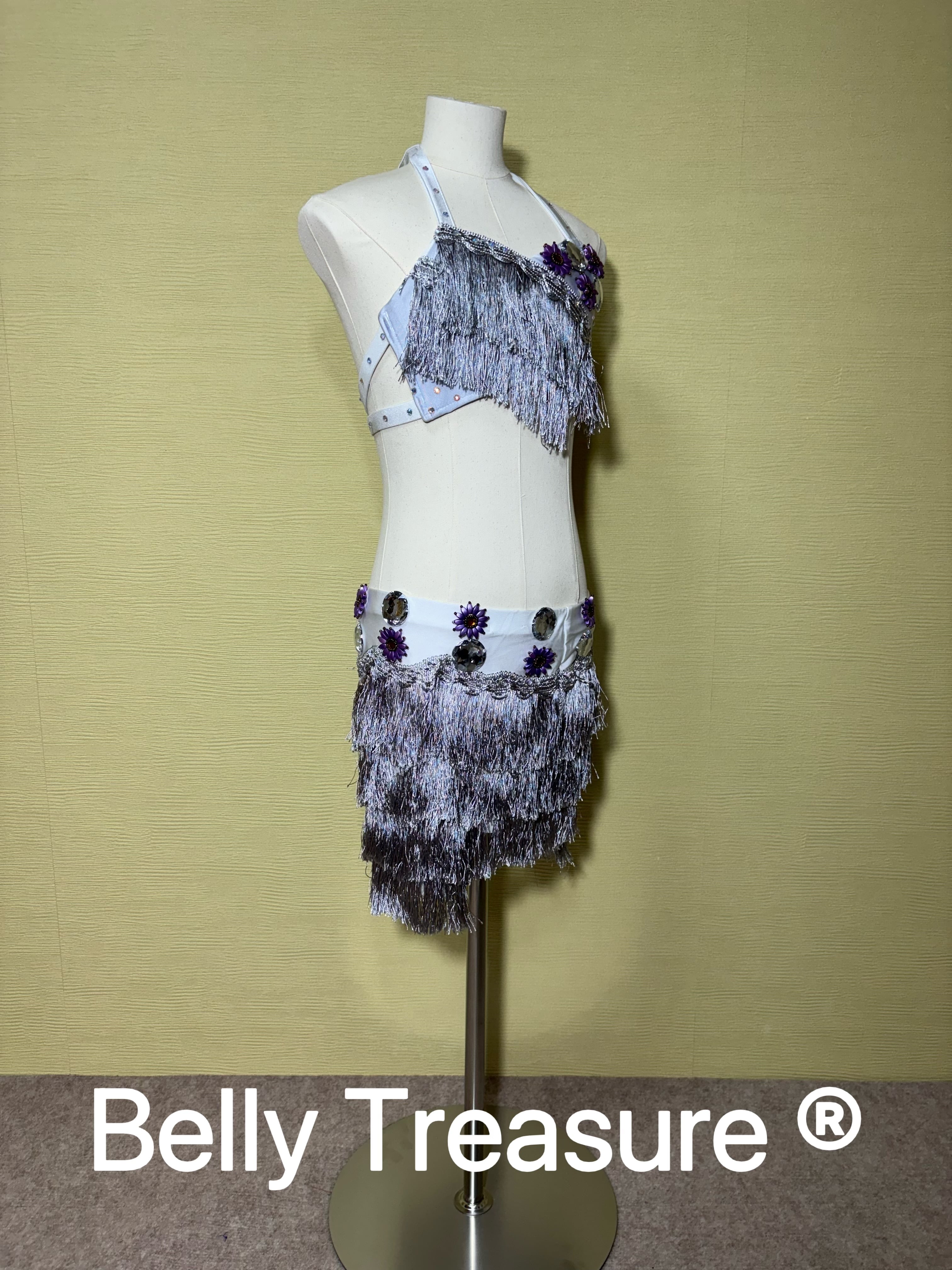 翌日発送可能商品】キッズ用 ベリーダンス衣装(スカート2枚) WZY SZ011