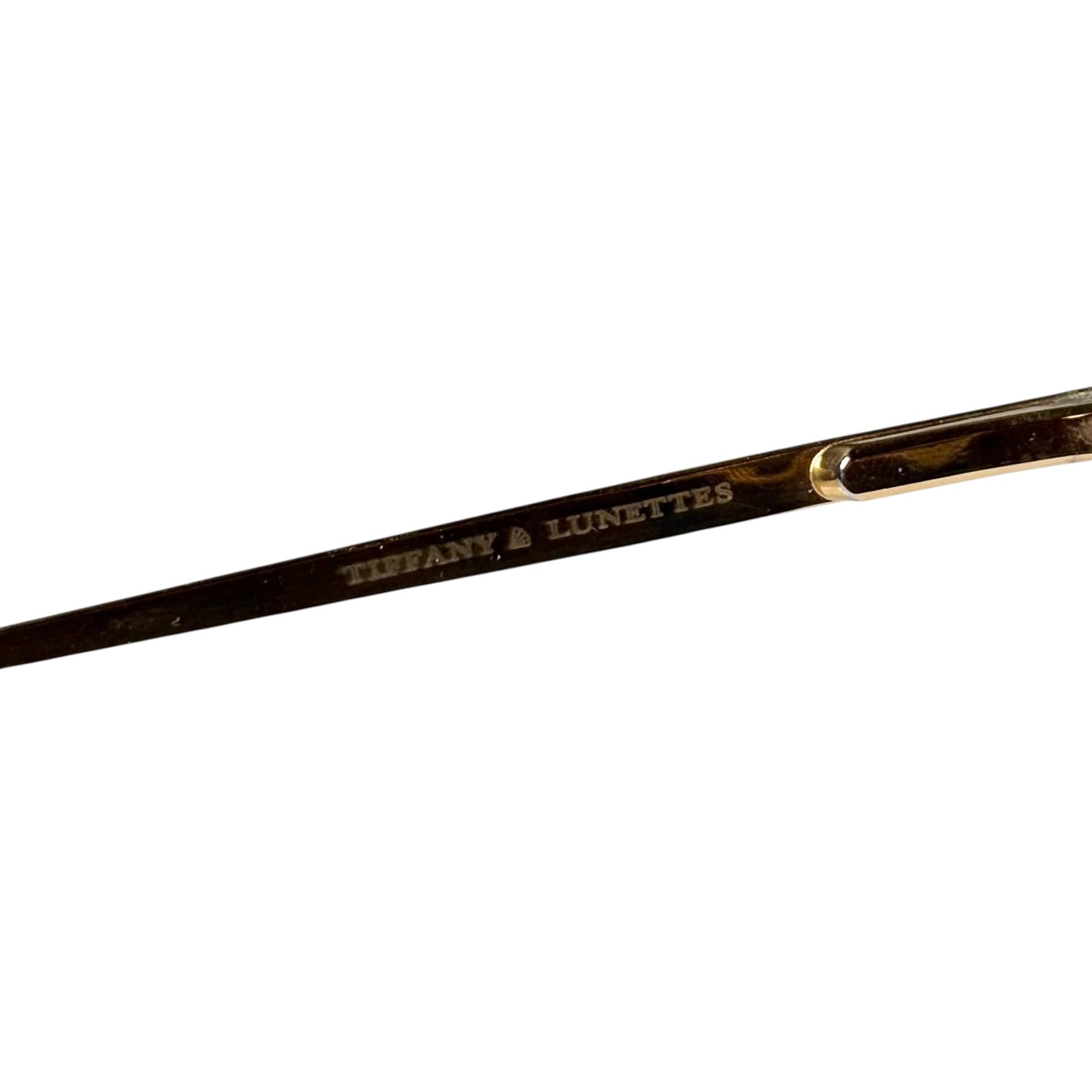 nos) vintage TIFFANY LUNETTES 23k gold plated glasses “T379