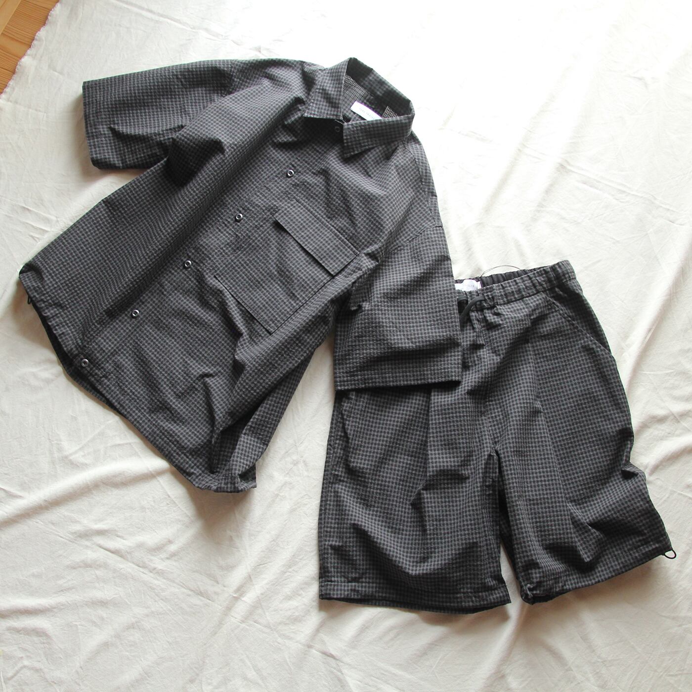 PERS PROJECTS/パースプロジェクト FRITZ H/S SHIRTS “CHECK” (BLACK