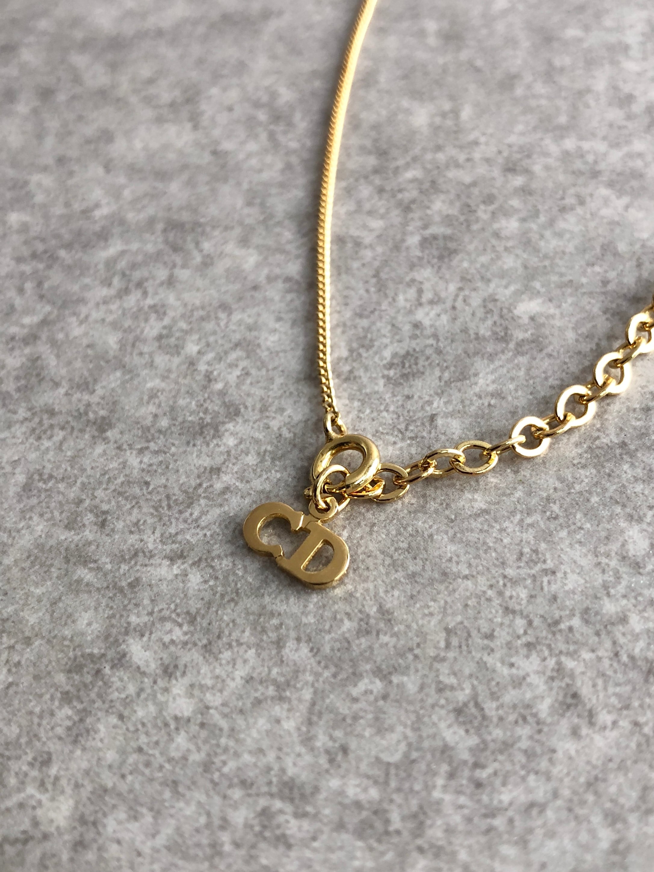 Christian Dior クリスチャン ディオール ネックレス ゴールド