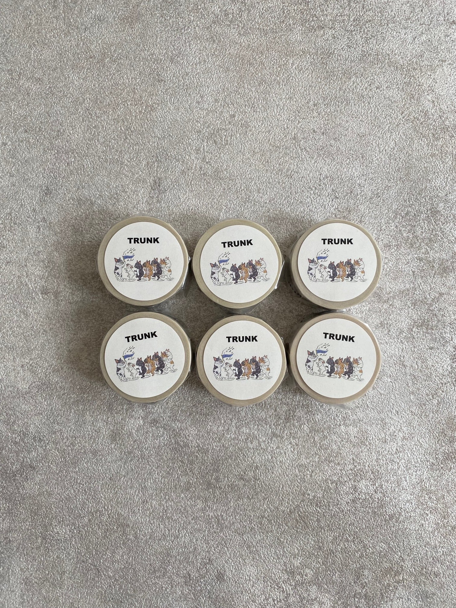 TRUNK　ご一行さまマスキングテープ