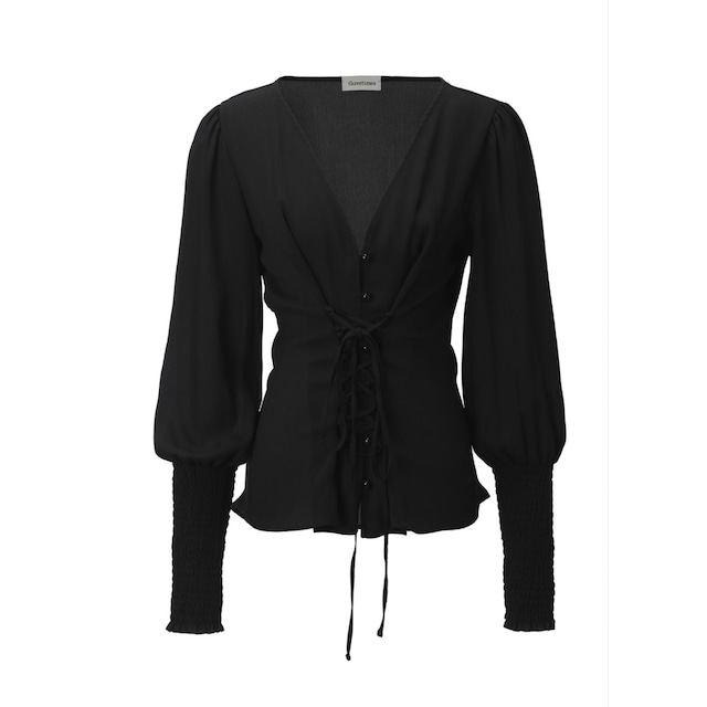 [threetimes] Chiffon corset blouse 正規品 韓国ブランド 韓国通販 韓国代行 韓国ファッション ブラウス
