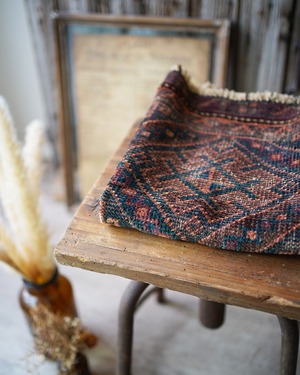 【110】Semi Antique Afghan Baluch rug 1940's