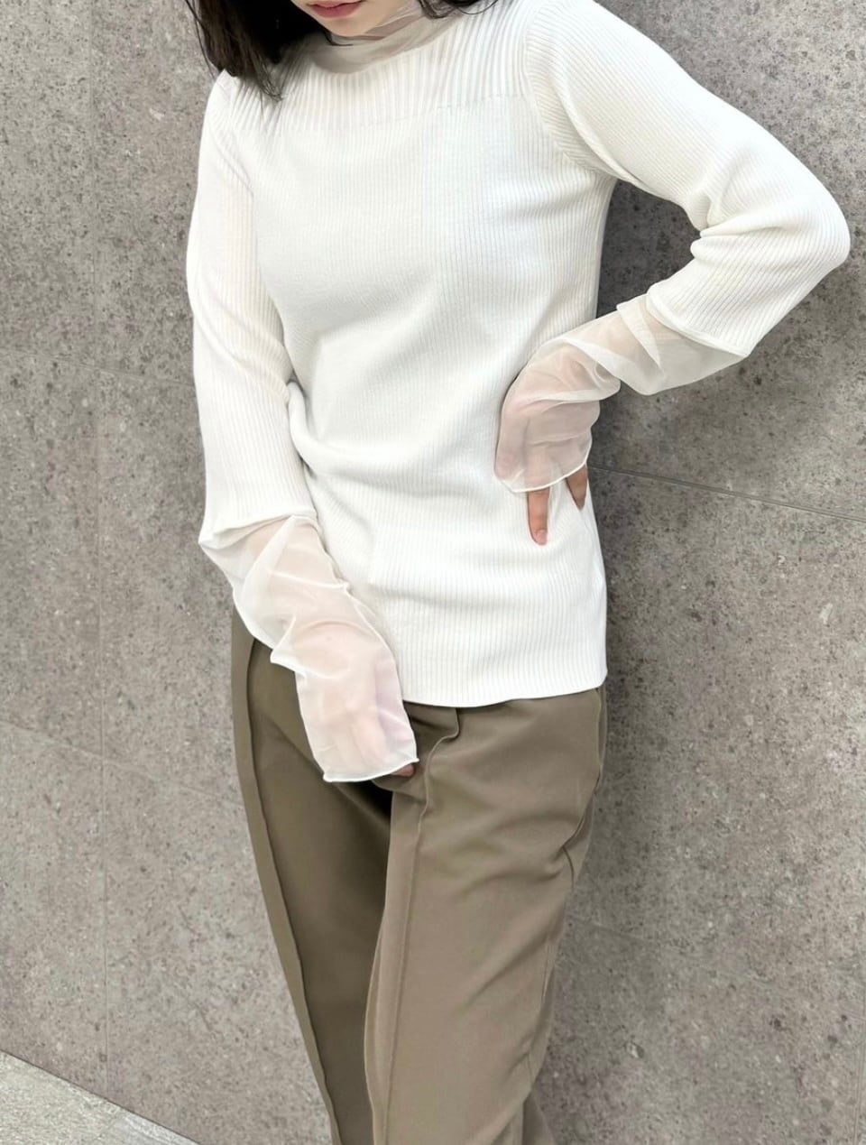 10月末入荷!【 ROSIEE 】シアードッキングニット | valance 10月末入荷!【 ROSIEE 】シアードッキングニット | valance