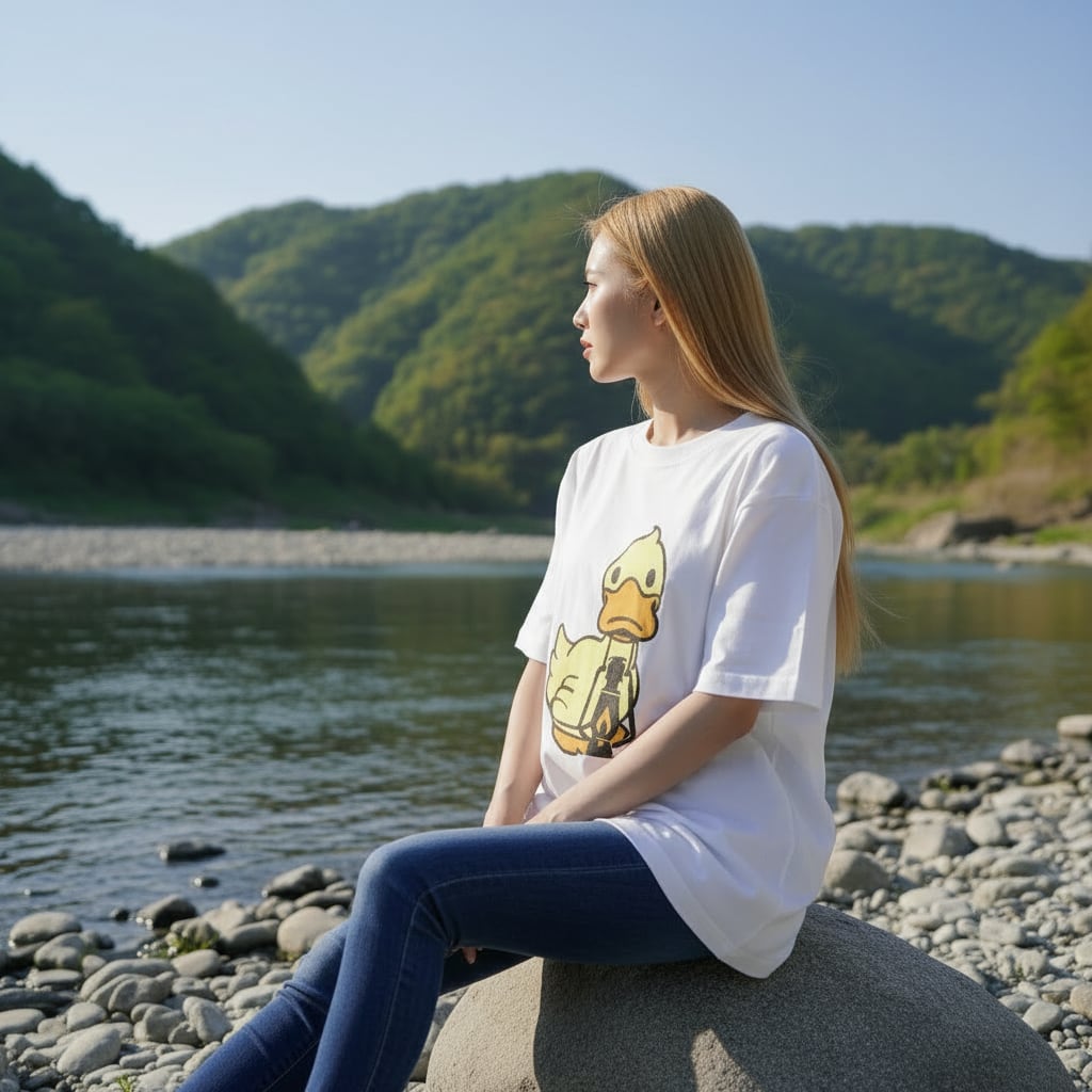 ゴディダック半袖Tシャツ（あひる） | Godisru