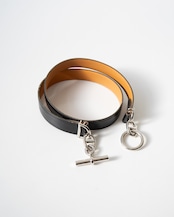 〈Hermès〉Chaine dancre Belt 1998s □Ｂ