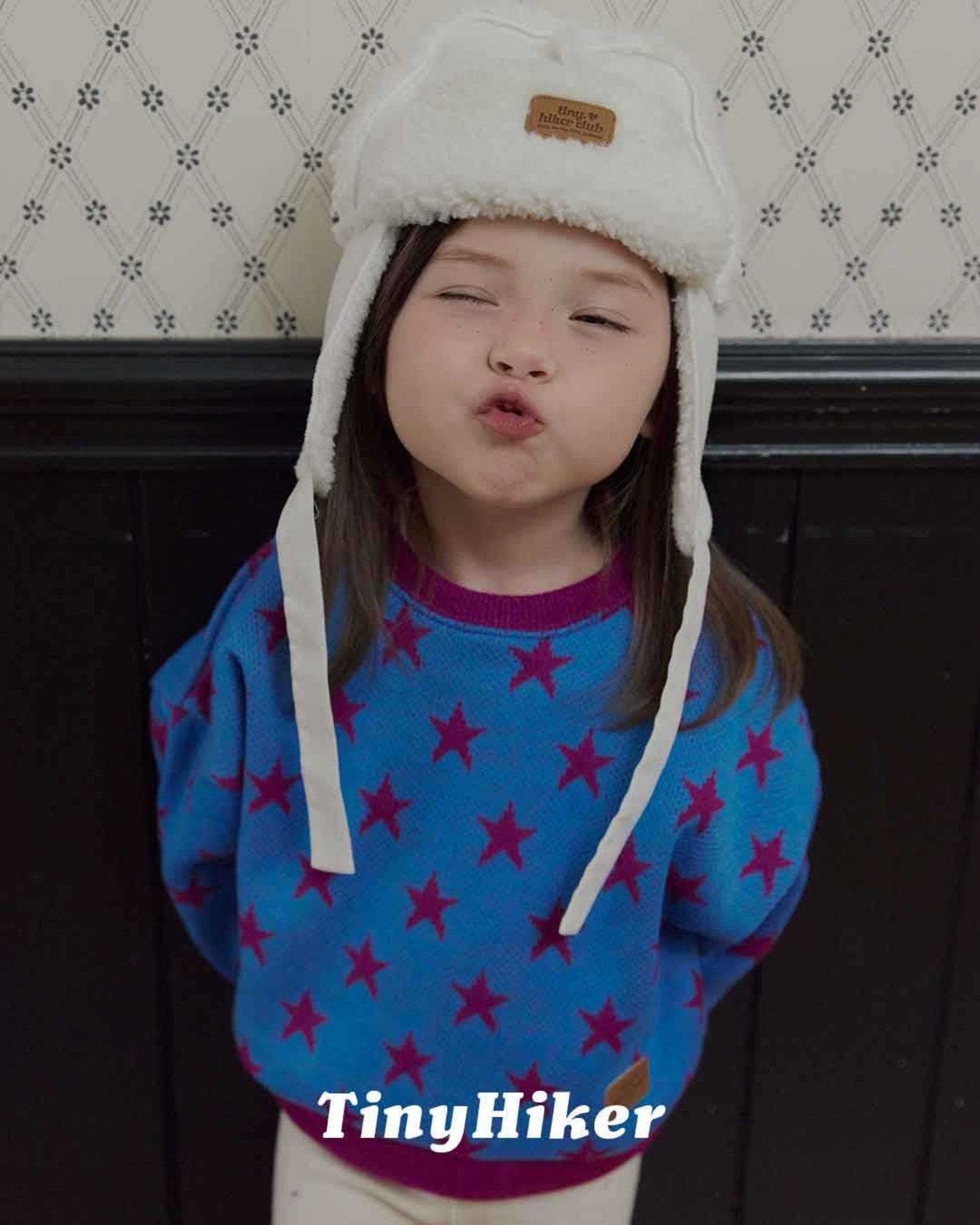 〖取寄〗韓国子供服 / 26winter / TinyHiker / ぽかぽか耳当て帽子 / キッズ *S~L*