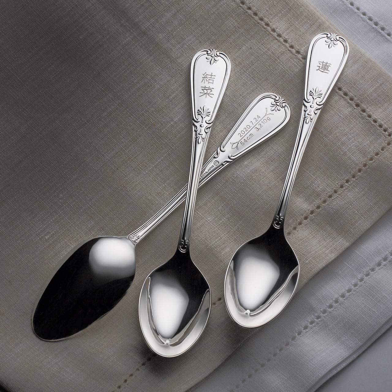 純銀 バースレコードスプーン 桐箱入れ | LUCKYWOOD｜ラッキーウッド