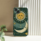 受注生産 iPhoneケース 太陽と月のクラシック天体図｜星図風 STAR022A