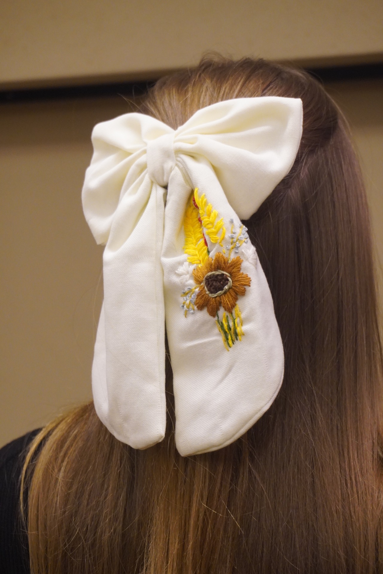 手刺繍ヘアリボン・アクセサリー - 5