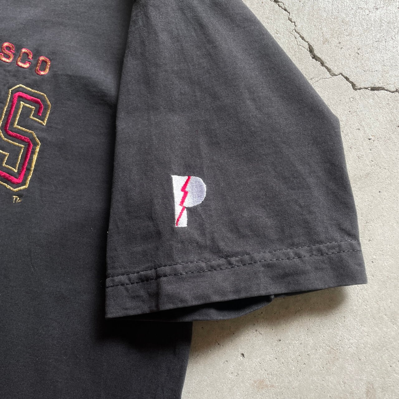 USA製 90年代 NFL サンフランシスコフォーティナイナーズ ロゴ刺繍 T