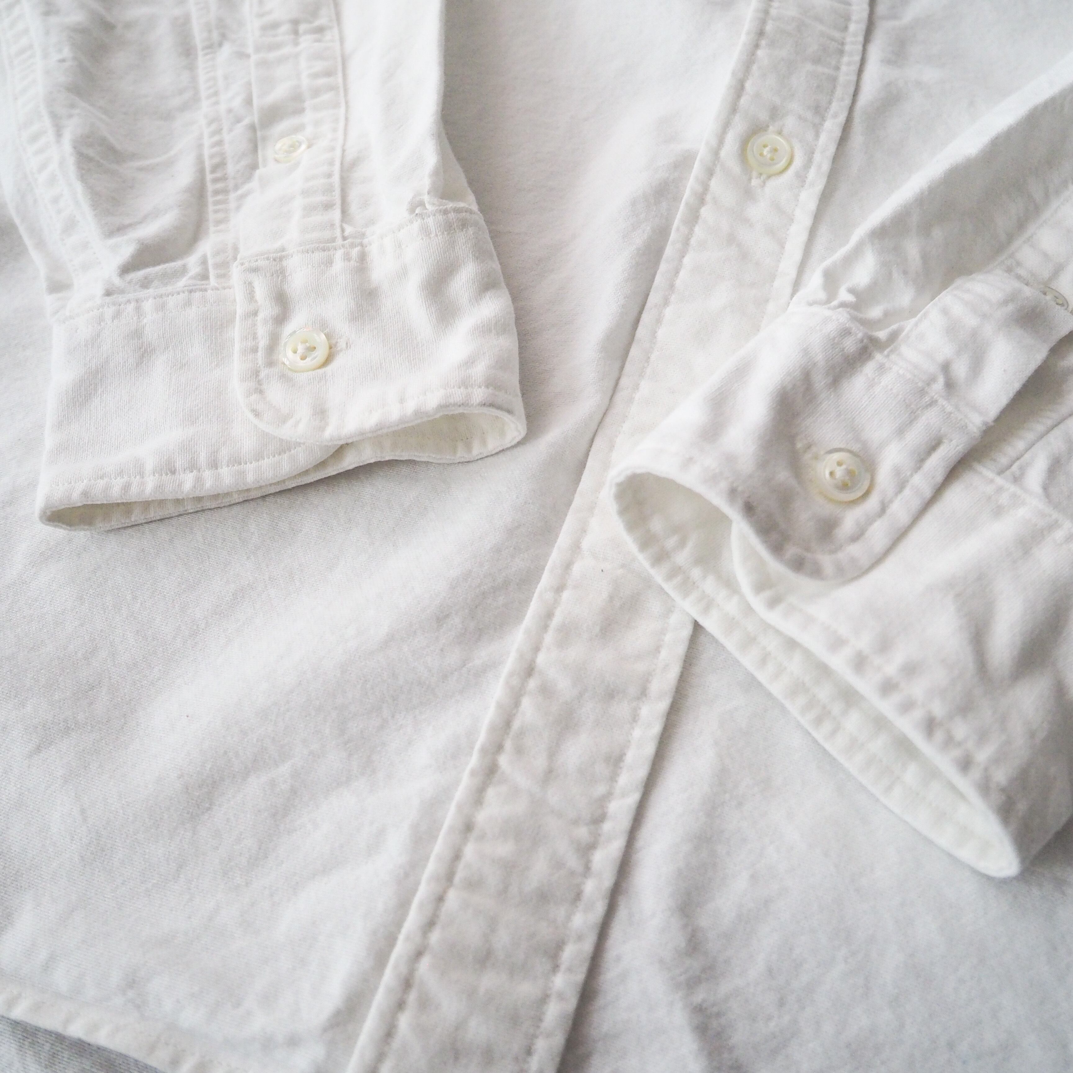 RRL” white oxford B.D. shirt ダブルアールエル オックスフォード