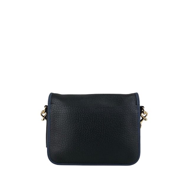 LOEWE ロエベ ショルダーバッグ ネイビー×ブラック アナグラム レザー ロック vintage ヴィンテージ オールド r7bby7