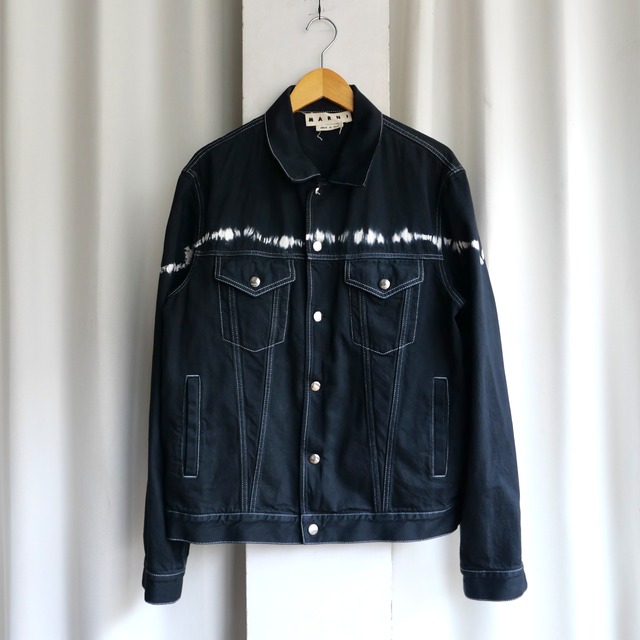 MARNI 21AW SPRAY DETAIL DENIM JACKET