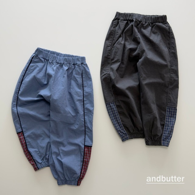 【取寄】andbutter｜side pants｜サイドパンツ｜S-JM｜kids&jr｜26 autumn