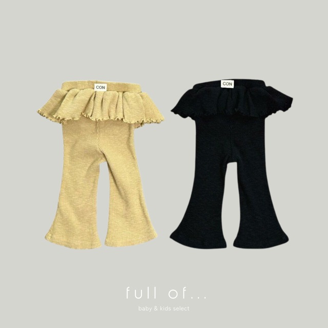 【即納予定】Con  Frill leggings #18691