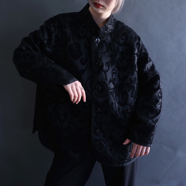 art mode pattern reversible jacket