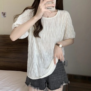 【送料無料】 ブラウス 3色 トップス シアー ロング丈 ゆったり 半袖 Uネック Aライン フレア プルオーバー 透け感 薄手生地 ストライプ柄 ウェーブ かわいい 大人可愛い 大人女子 こなれ感 シンプル カジュアル 大人 上品 おしゃれ お洒落 ラフ コンサバ エレガント フェミニン ガーリー デート お出かけ お茶会 女子会 休日 授業参観 夏 30代 40代 女性用 レディース 着回し プチプライス カラバリ デイリーユース 普段使い ファッション コーデ スタイル 楽ちん 着痩せ 垢抜け