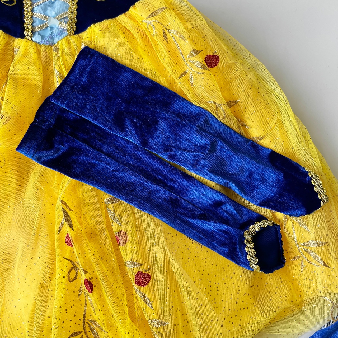 【即納】付け袖 ブルー［白雪姫 プリンセス］