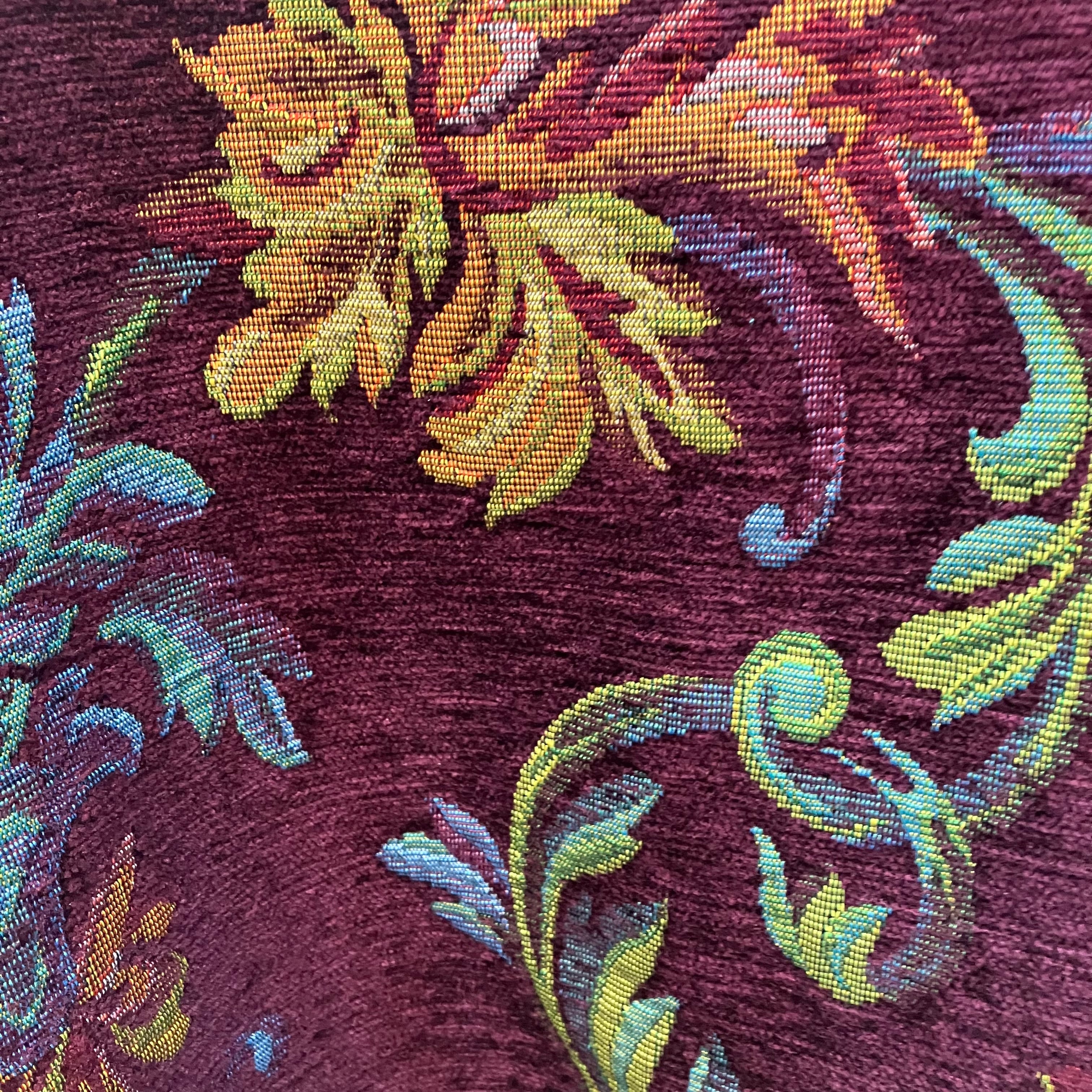 VINTAGE SAG HARBOR flower whole pattern gobelins embroidery jacket ...