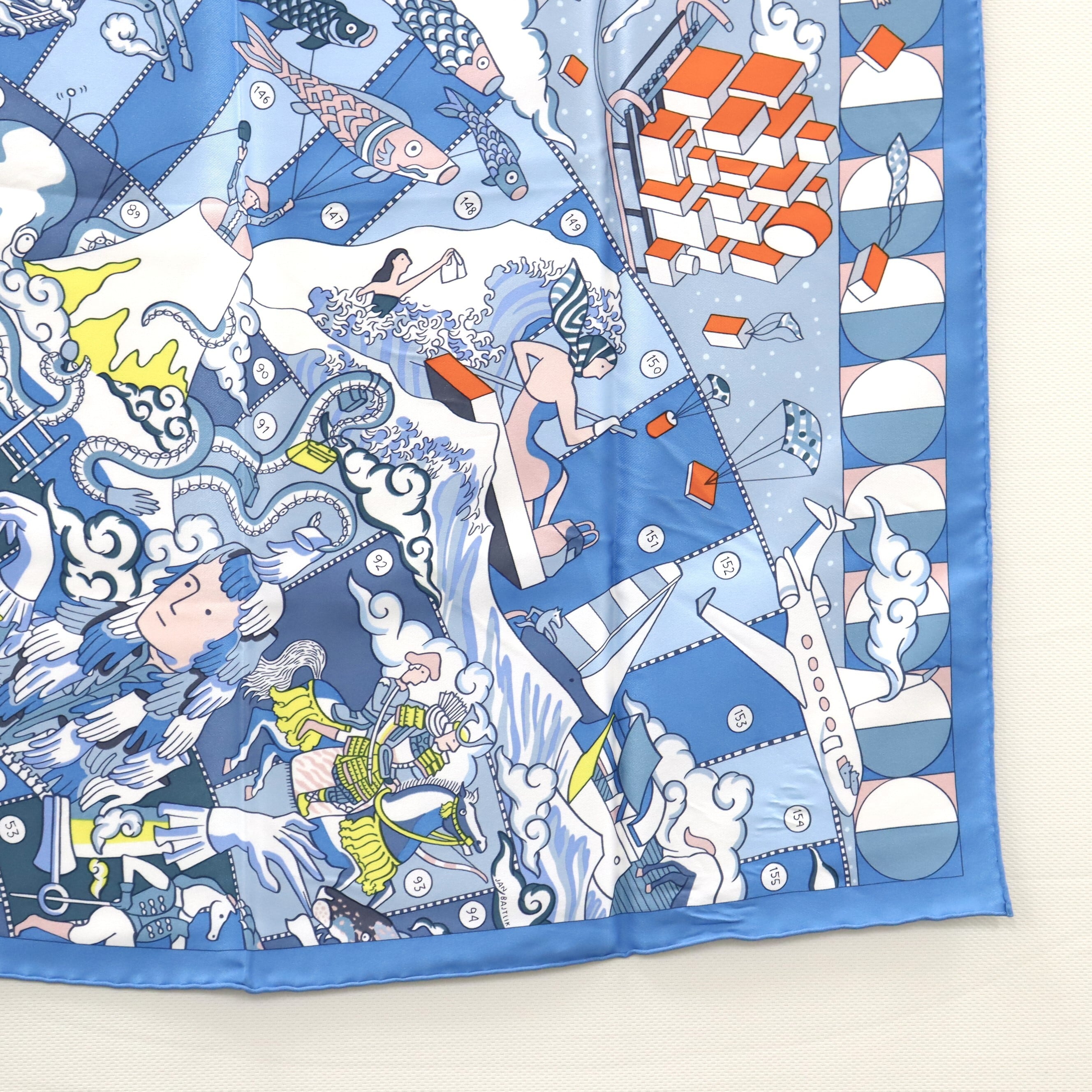 未使用品 HERMES エルメス カレ70 エルメスの叙事詩 デタイユ L 未使用品 HERMES エルメス カレ70 エルメスの叙事詩 デタイユ L