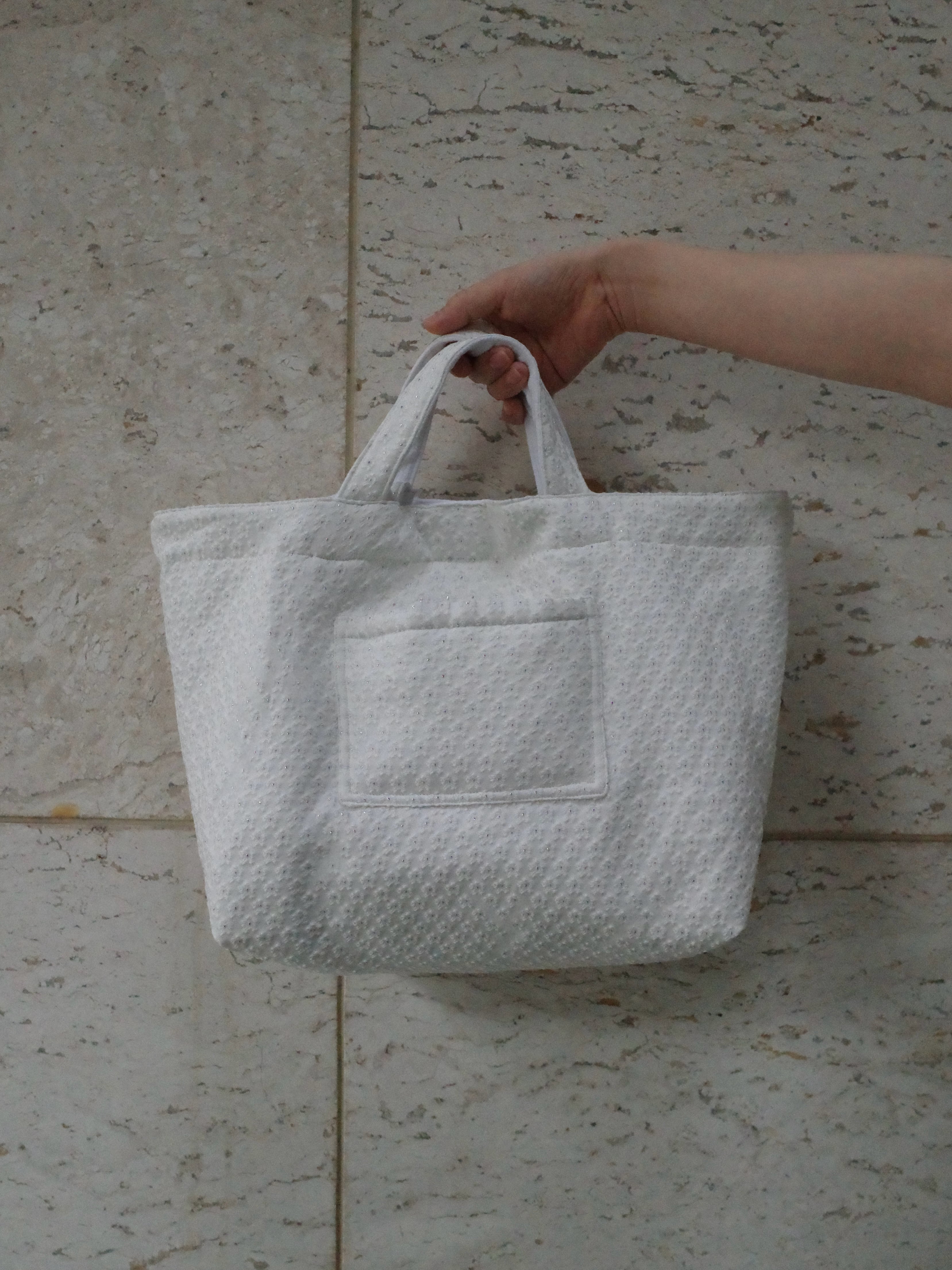 HYEON ヘヨン flower jacquard bag morning flower jacquard bag 
