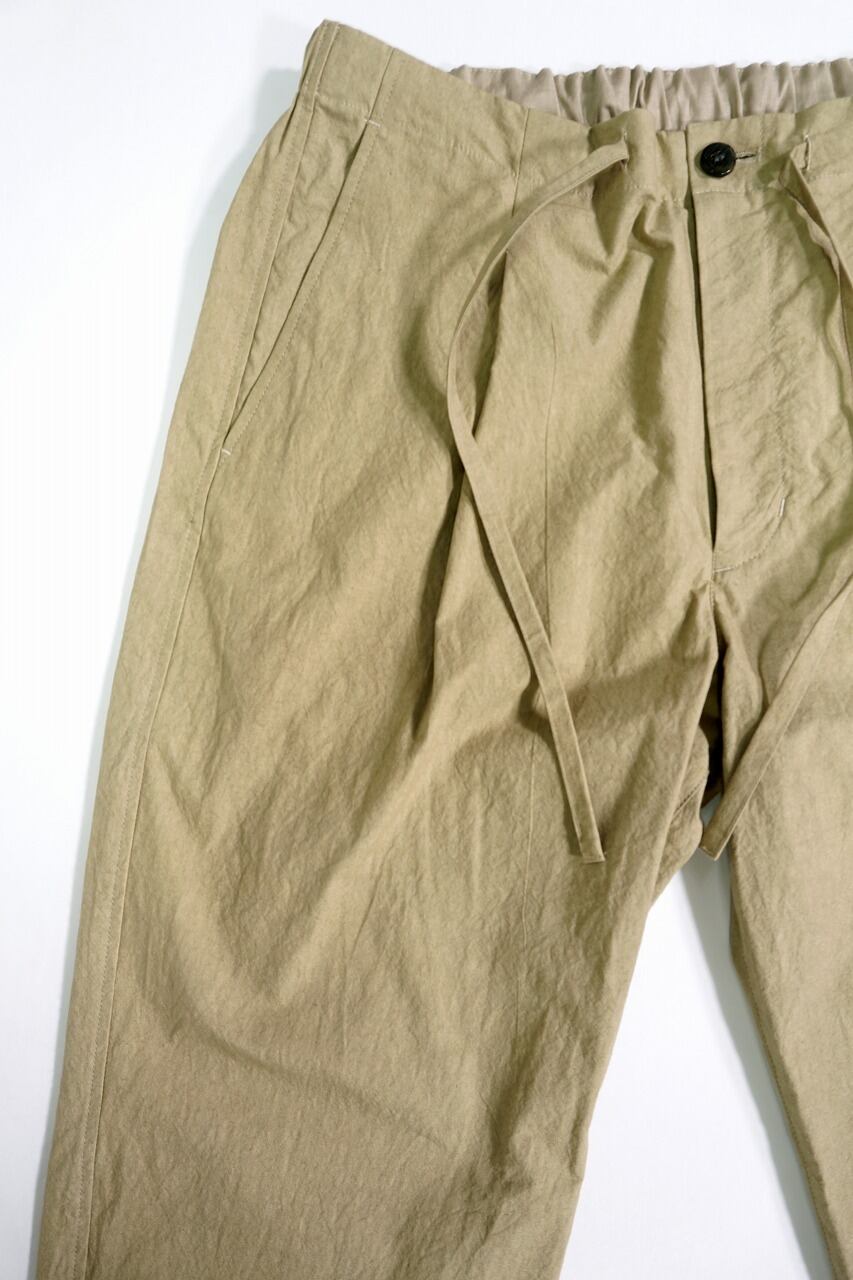 Slub Cloth Easy Trousers