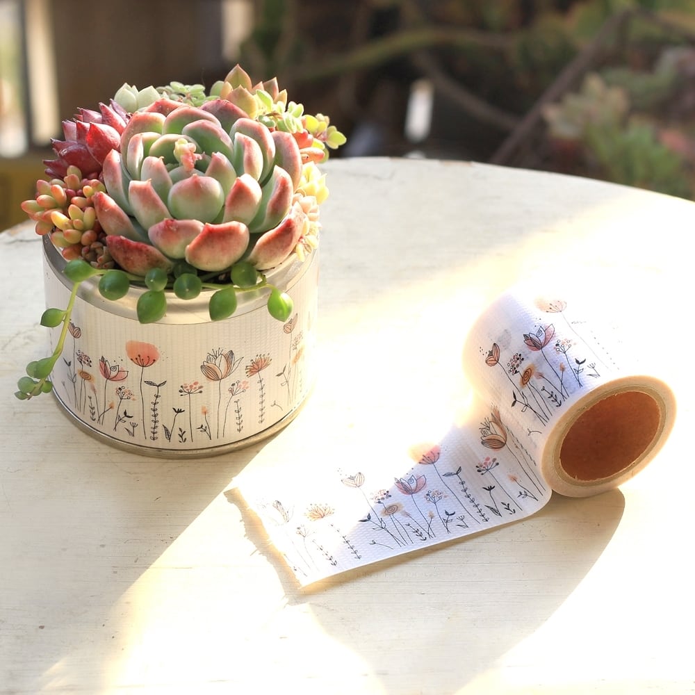 お花畑ポピー デザイン養生テープ YJ3-20 | 小屋女子DIYカフェ