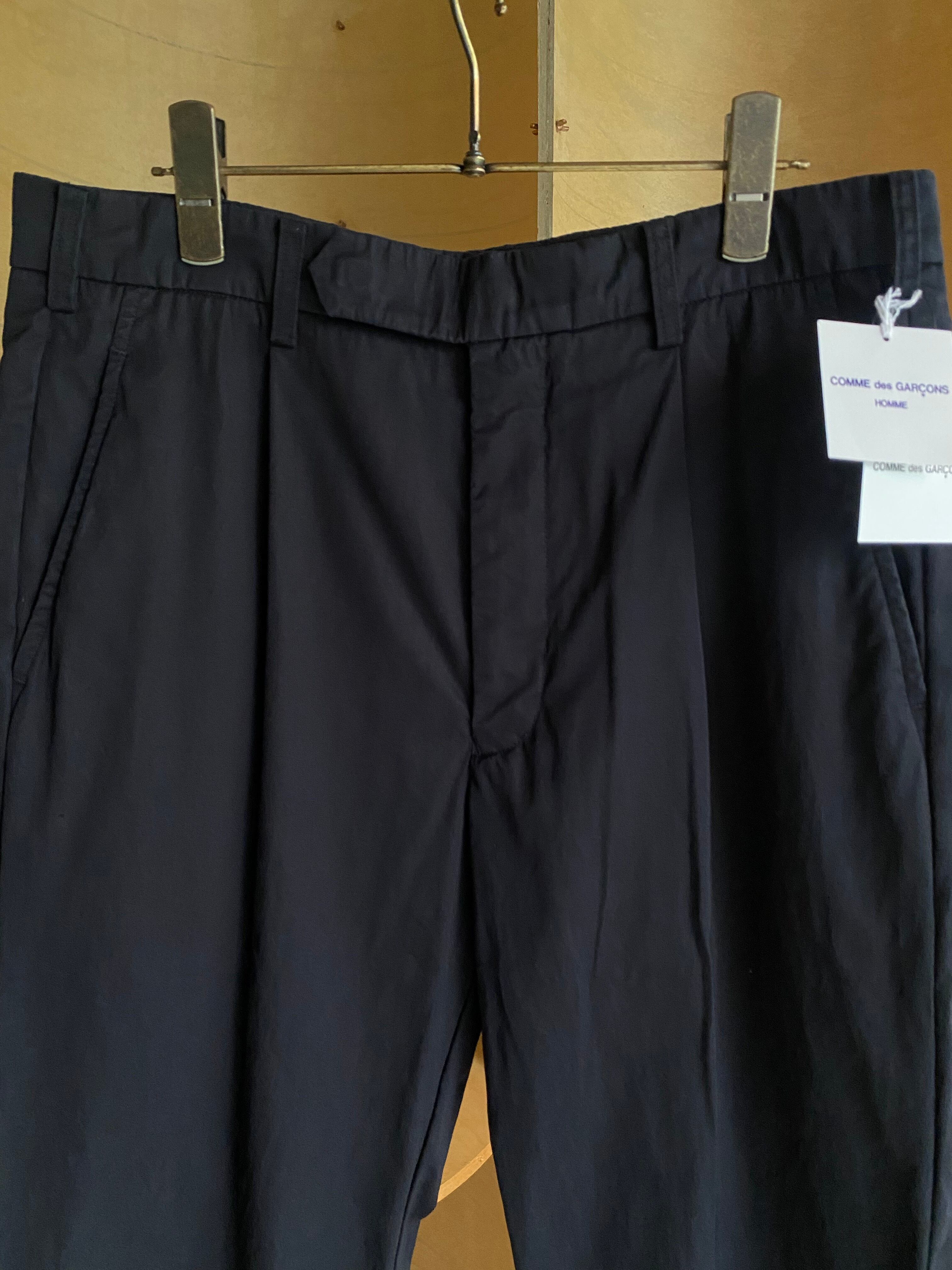 COMME des GARCONS HOMME 綿ギャバ 製品染パンツ | SIX6
