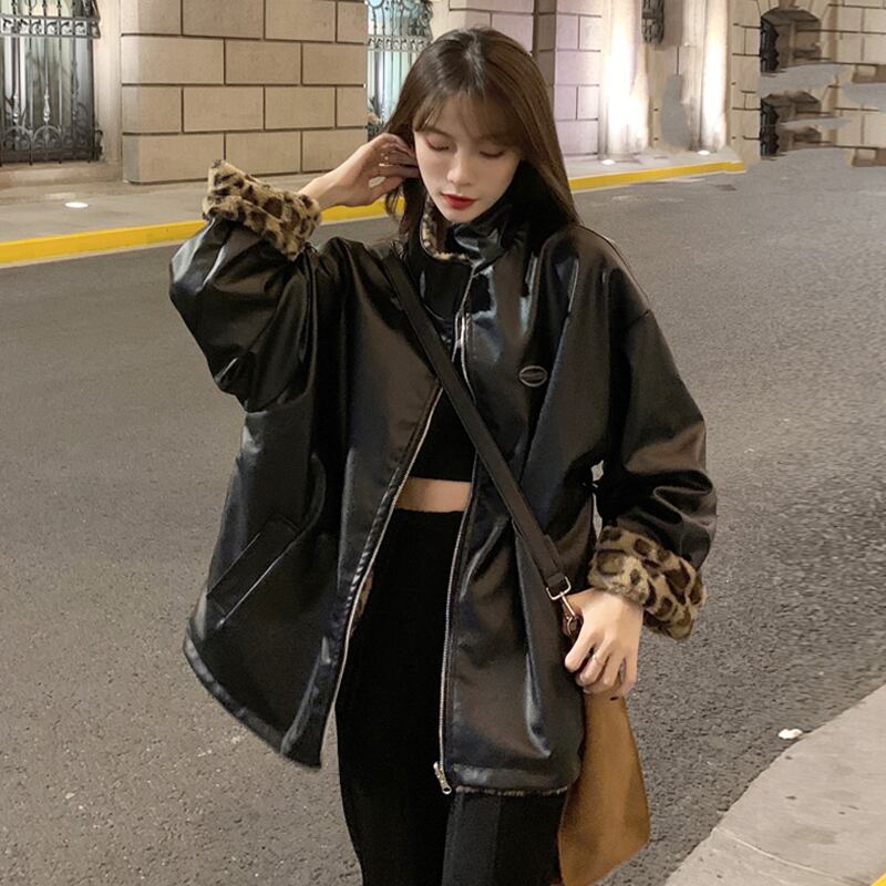 ジャケット スプリングオータムルーズスタンダードスタイルシャツ ロング レトロ ストリート 春物 秋物 試着室55686539305