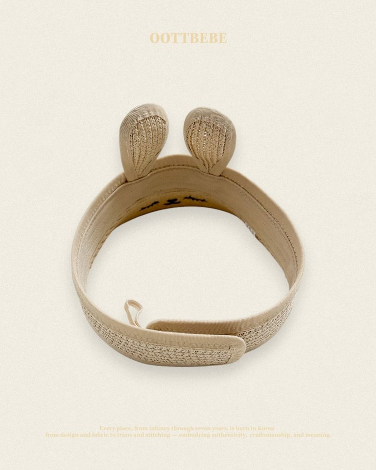 [oottbebe] Rabbit Sun Cap / [오뜨베베] 래빗썬캡