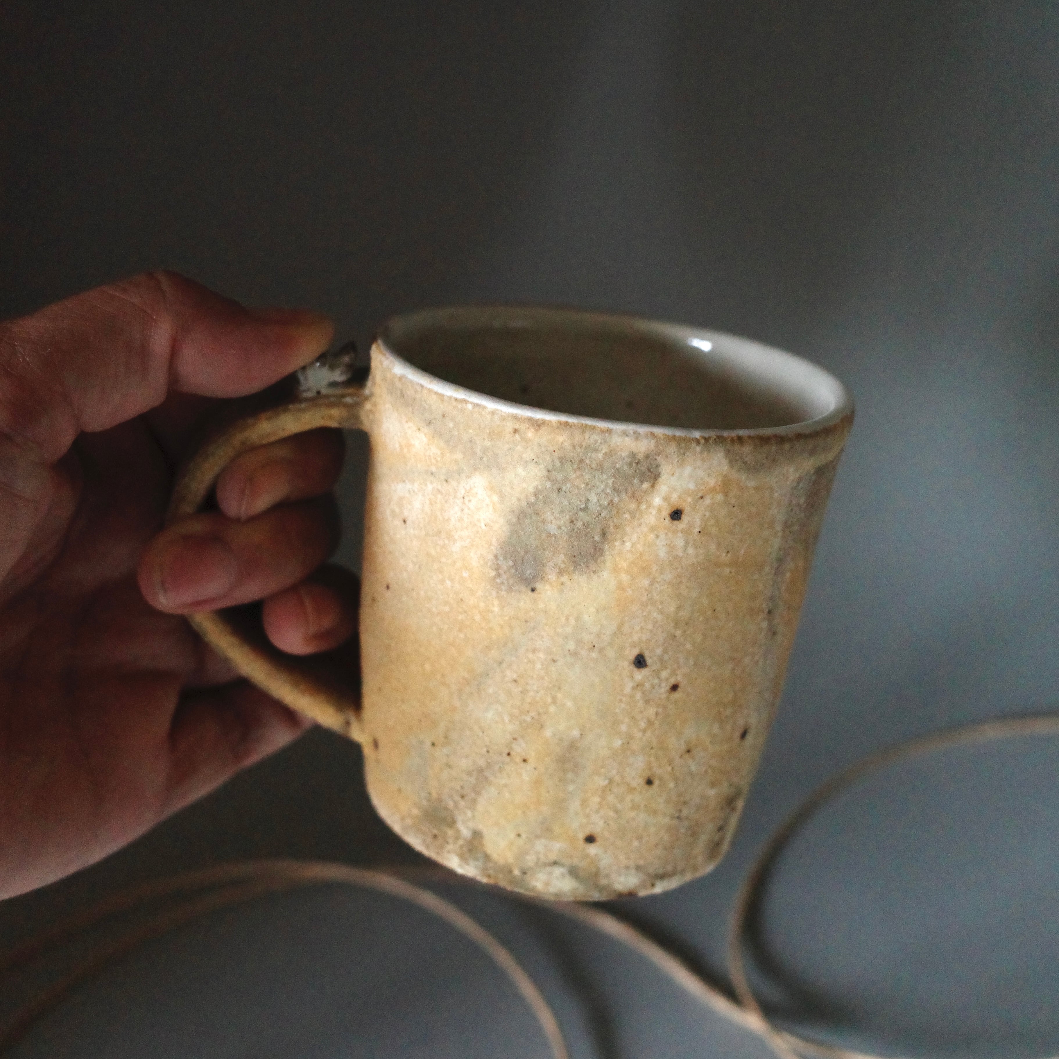 58. マグカップ 草 トゲトゲ | ceramic artist Tamako Ito 伊藤珠子の店