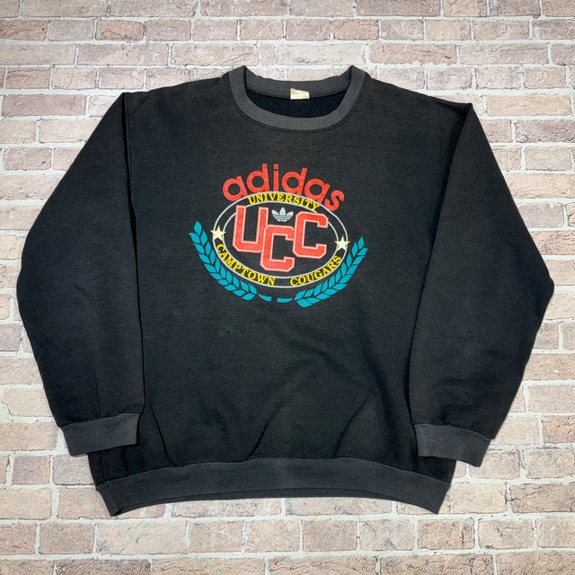 1990s adidas UCC 2TONE SWEAT SHIRT