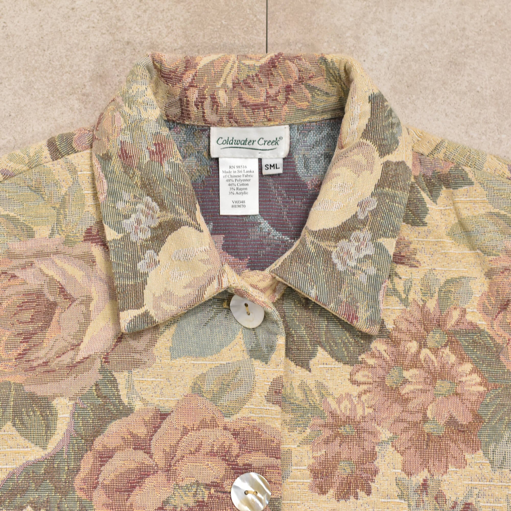 Coldwater Creek 90s ミックスカラー ニット セーター Coldwater Creek ヴィンテージニット