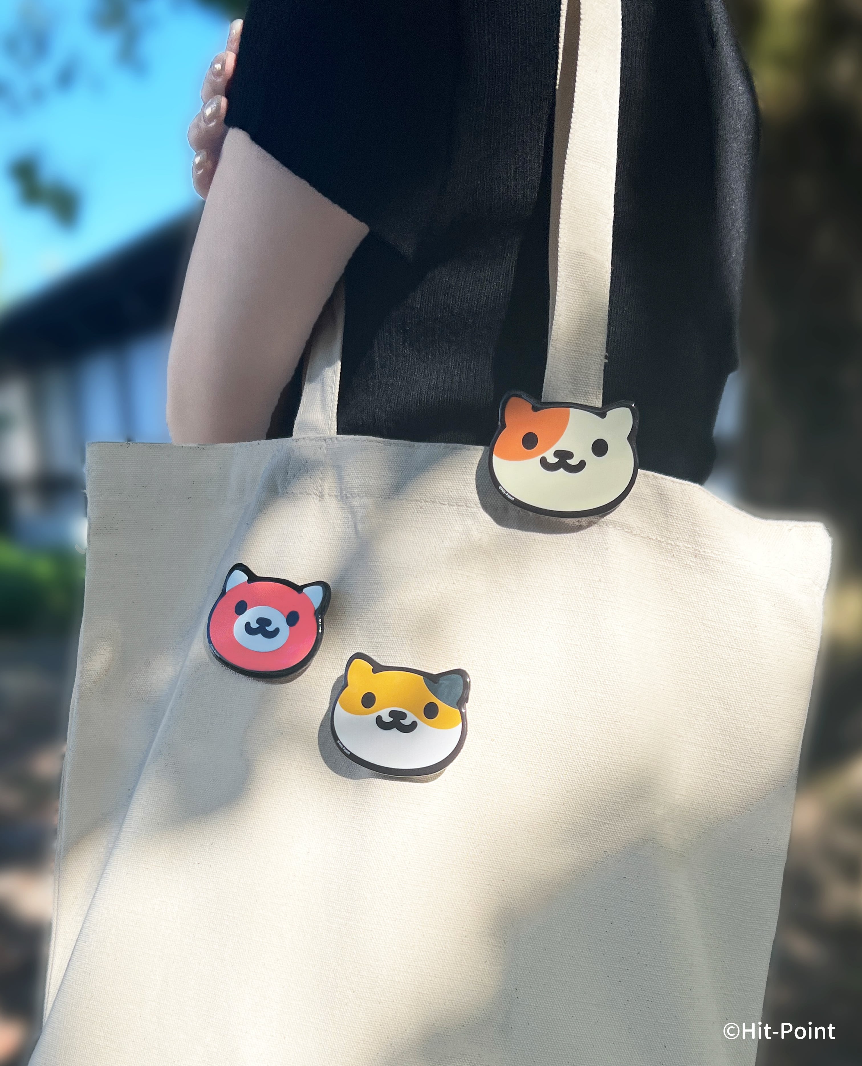 ランダム1個】ねこあつめ ねこのかお缶バッジ | あつめラボ Hit-Point
