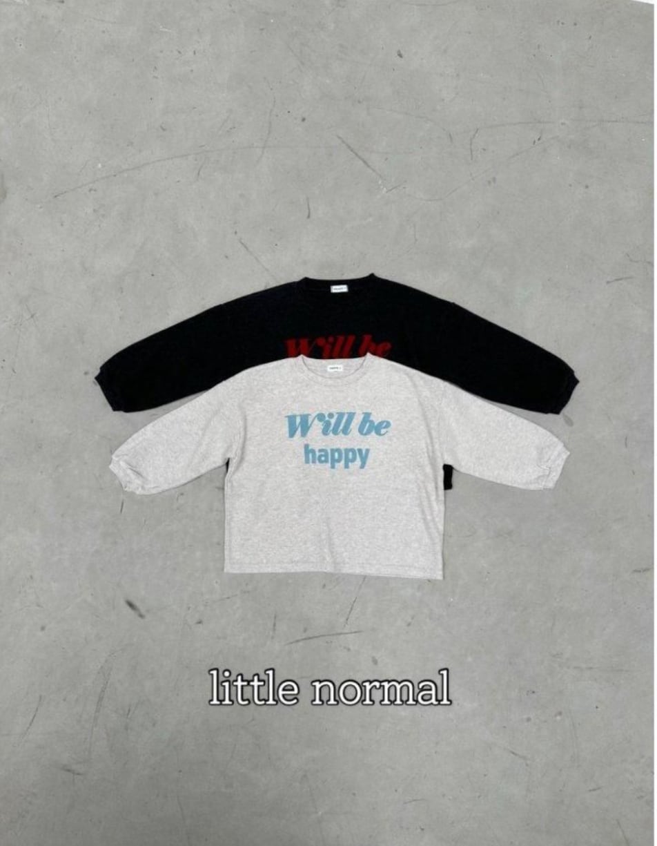 ※11/23まで5%OFF予約【little normal】happy long tee/S-JS