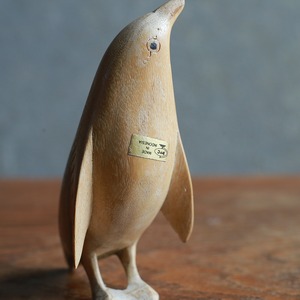 空を見上げる、愛らしいペンギン