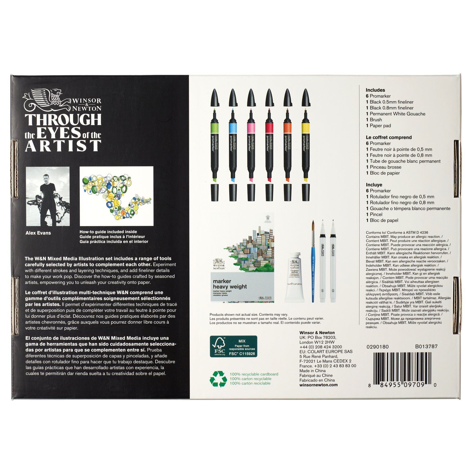 ミクストメディア イラストレーションセット | bonnycolart