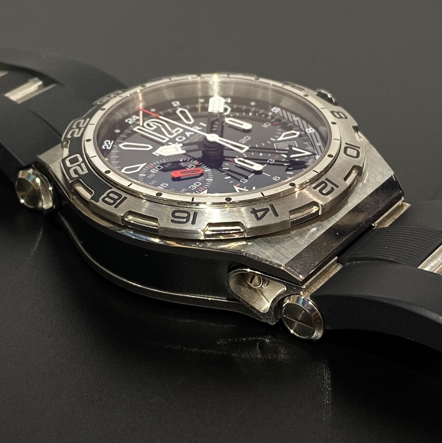 BVLGARI ブルガリ メンズ 腕時計 ディアゴノ DP45BSTVDCH/GMT | PAY ID